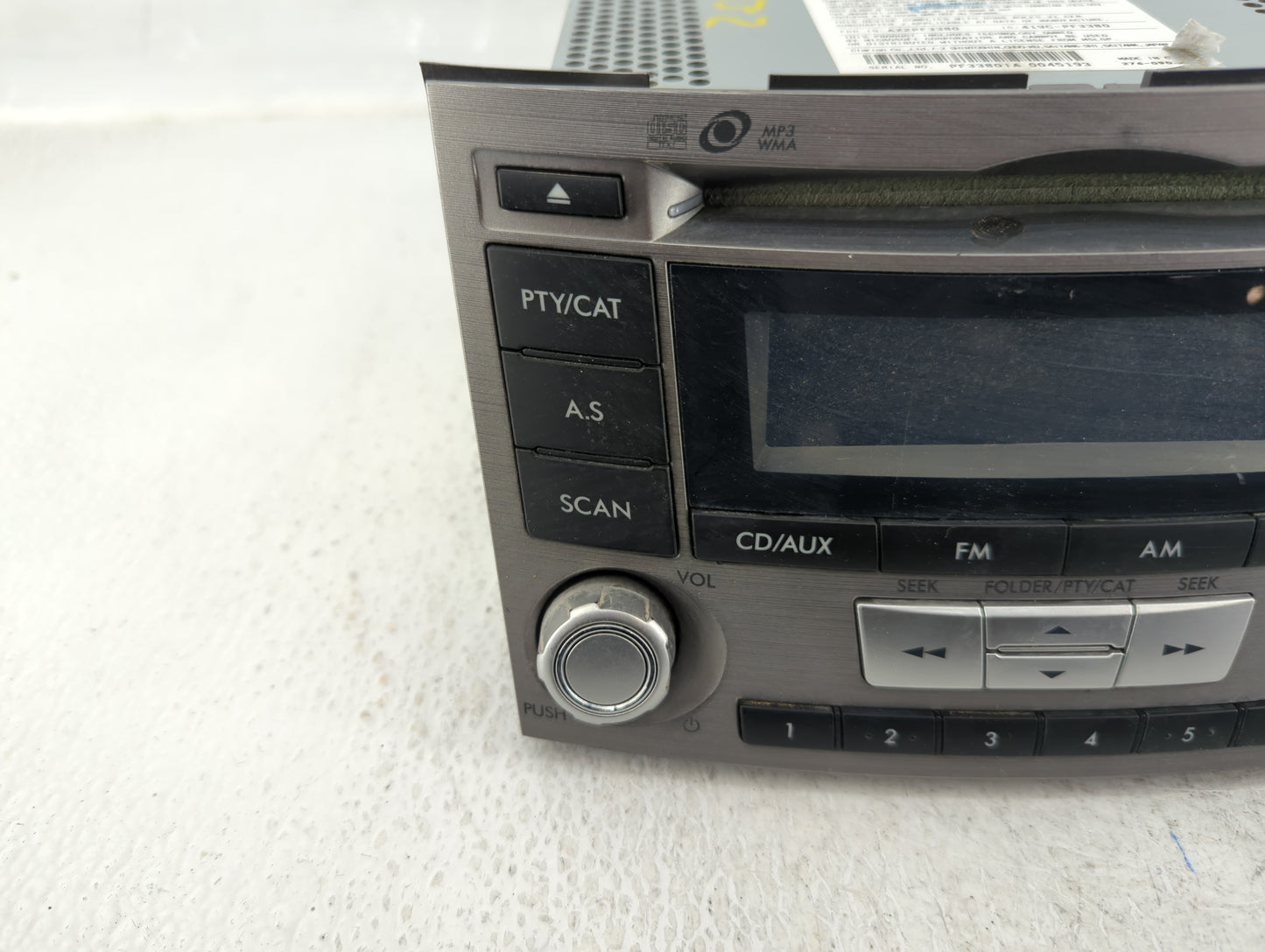 2012-2014 Subaru Legacy Am Fm Cd Player Radio Receiver - Oemusedautoparts1.com