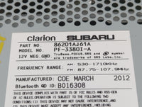 2012-2014 Subaru Legacy Am Fm Cd Player Radio Receiver - Oemusedautoparts1.com
