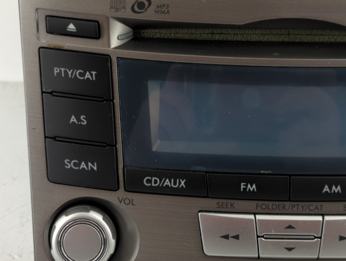 2012-2014 Subaru Legacy Radio AM FM Cd Player Receiver Replacement P/N:86201AJ61A Fits Fits 2012 2013 2014 OEM Used Auto Par