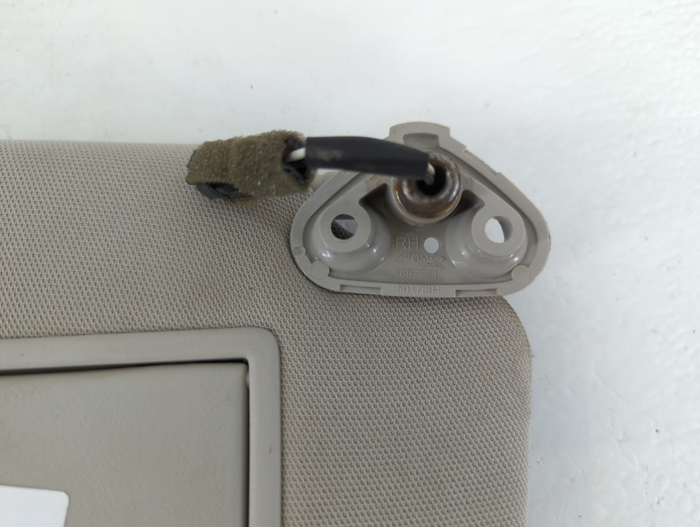 2010-2014 Subaru Legacy Sun Visor Shade Replacement Passenger Right Mirror Fits Fits 2010 2011 2012 2013 2014 OEM Used Auto 
