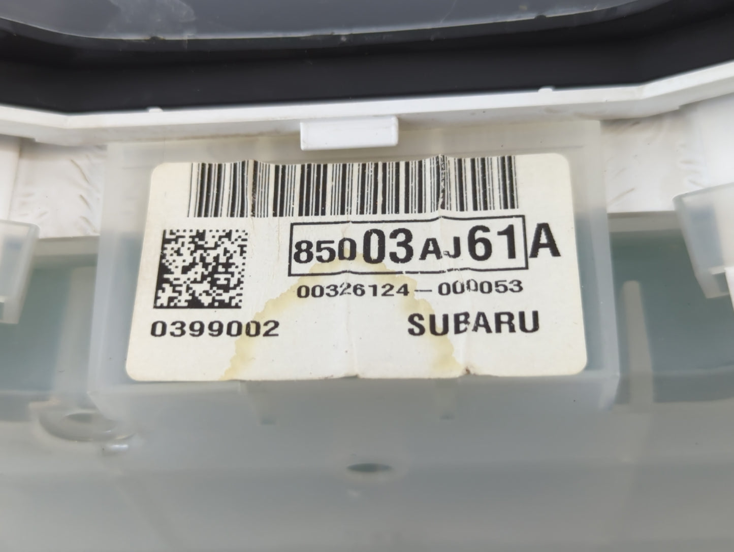 2012 Subaru Legacy Instrument Cluster Speedometer Gauges P/N:85003AJ61A Fits OEM Used Auto Parts - Oemusedautoparts1.com