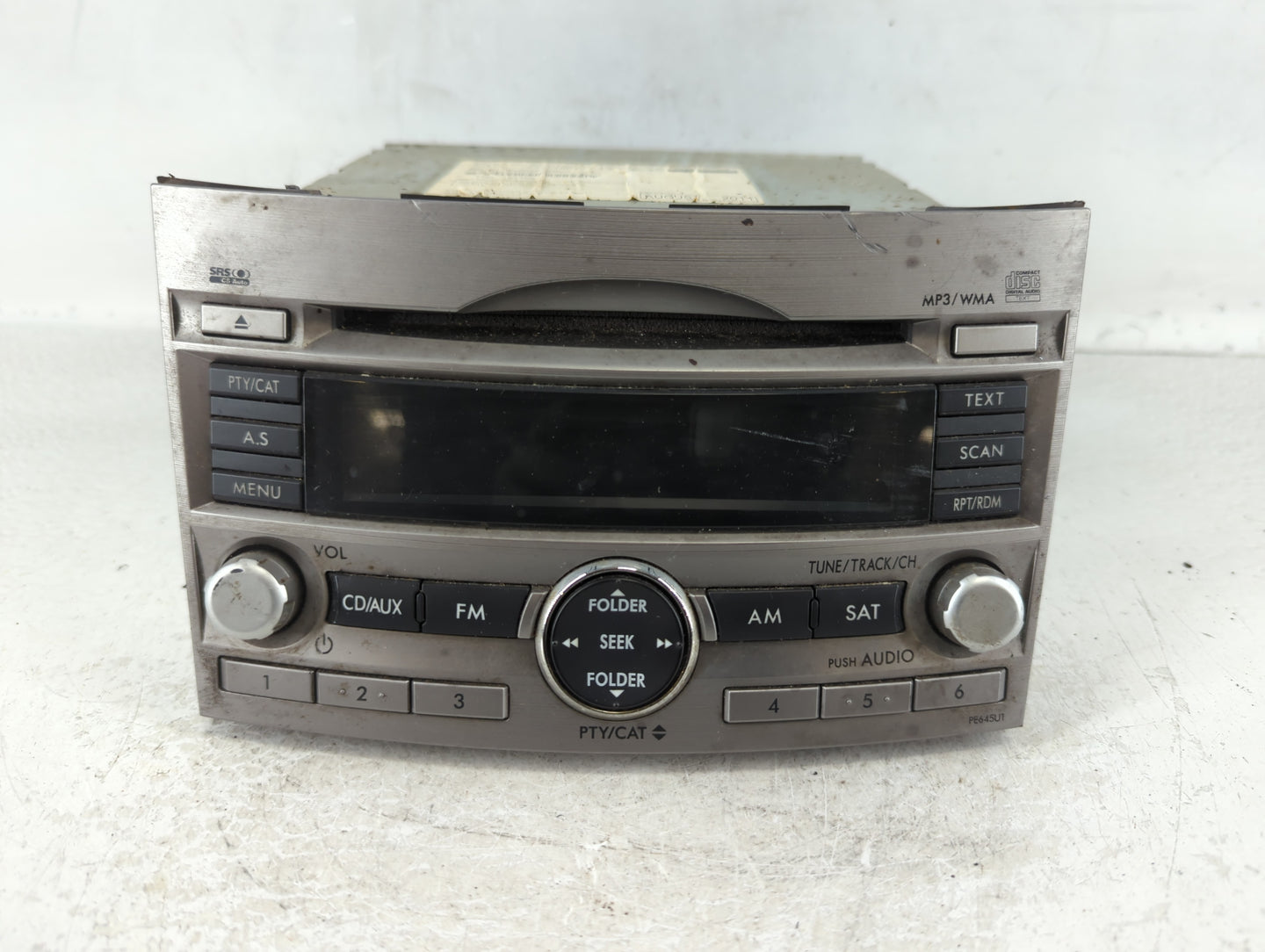 2012-2014 Subaru Legacy Am Fm Cd Player Radio Receiver - Oemusedautoparts1.com