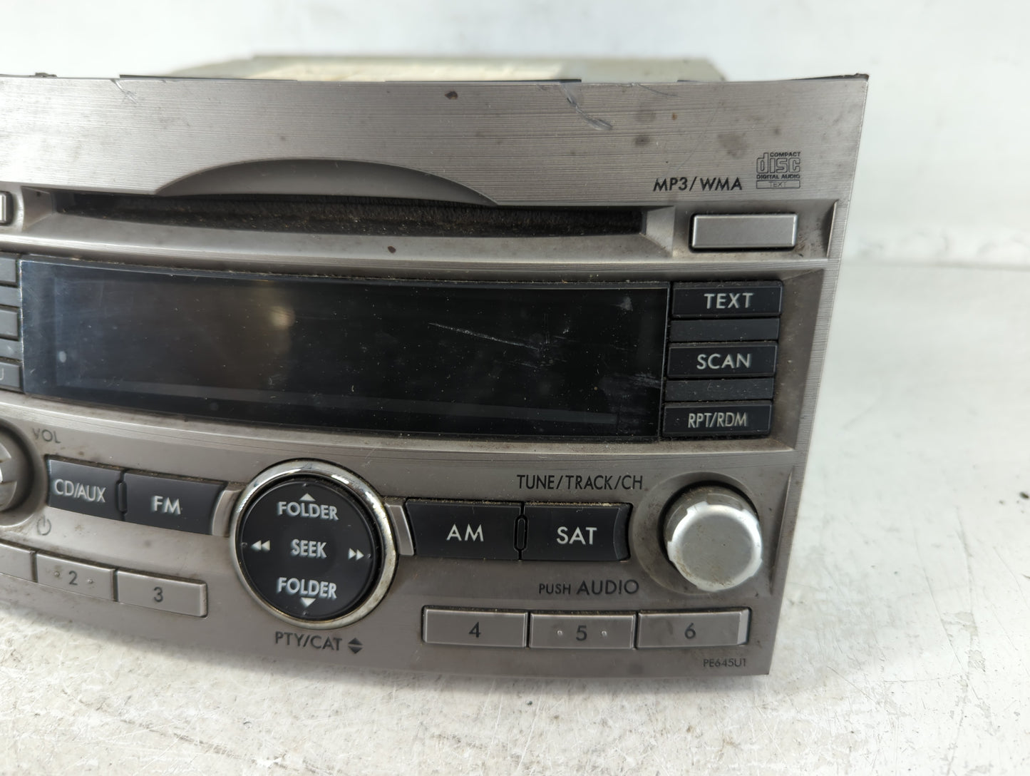 2012-2014 Subaru Legacy Am Fm Cd Player Radio Receiver - Oemusedautoparts1.com
