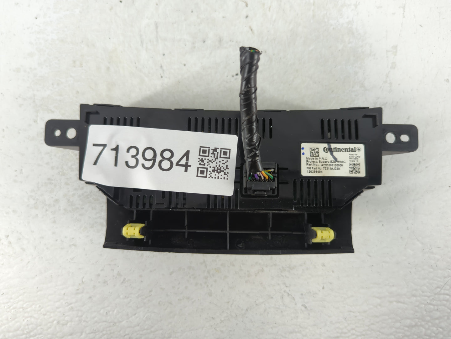 2010-2014 Subaru Legacy Climate Control Module Temperature AC/Heater Replacement P/N:72311AJ03A A2C3109120000 Fits OEM Used 