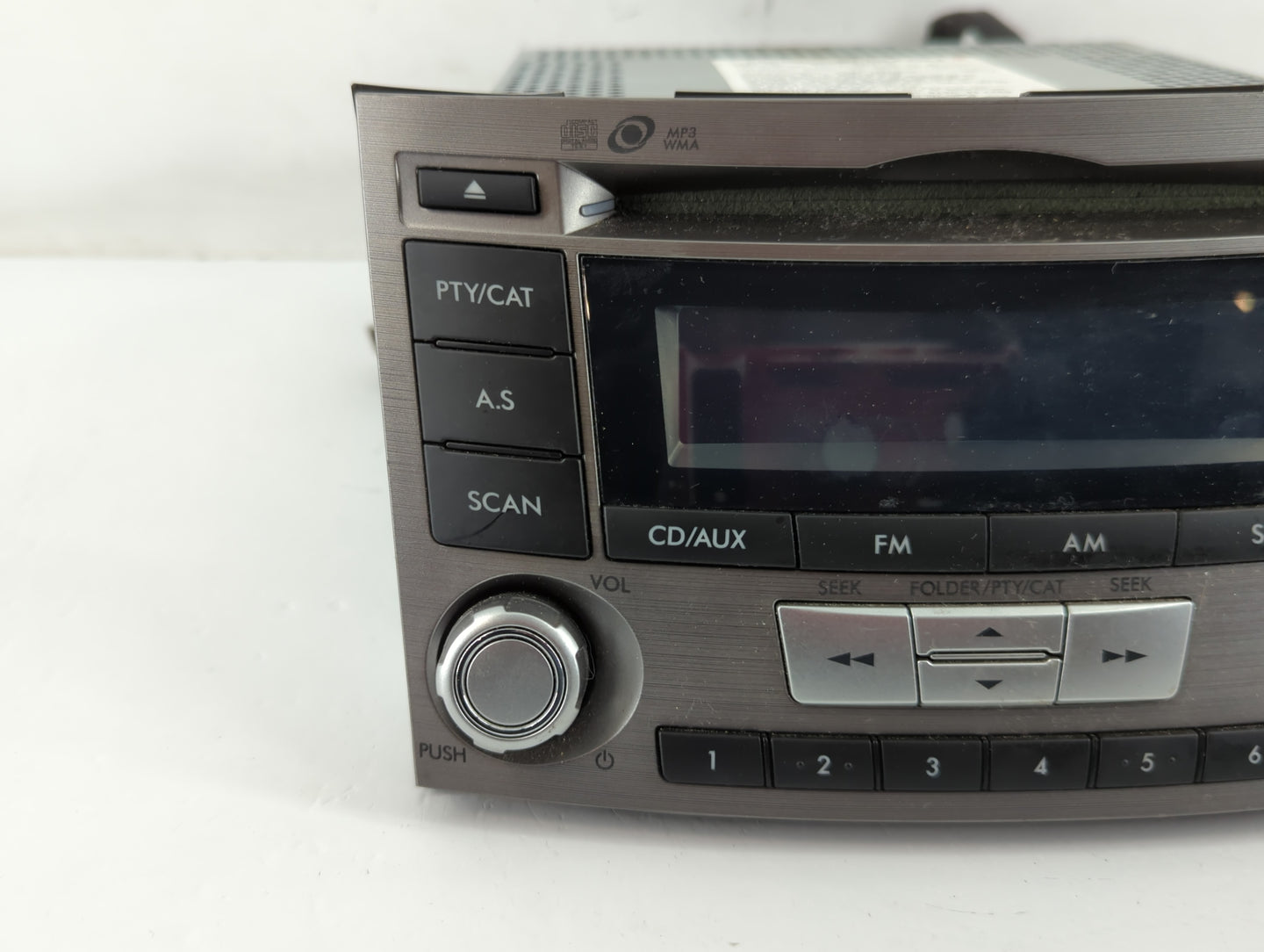 2012-2014 Subaru Legacy Radio AM FM Cd Player Receiver Replacement P/N:86201AJ61A Fits Fits 2012 2013 2014 OEM Used Auto Par