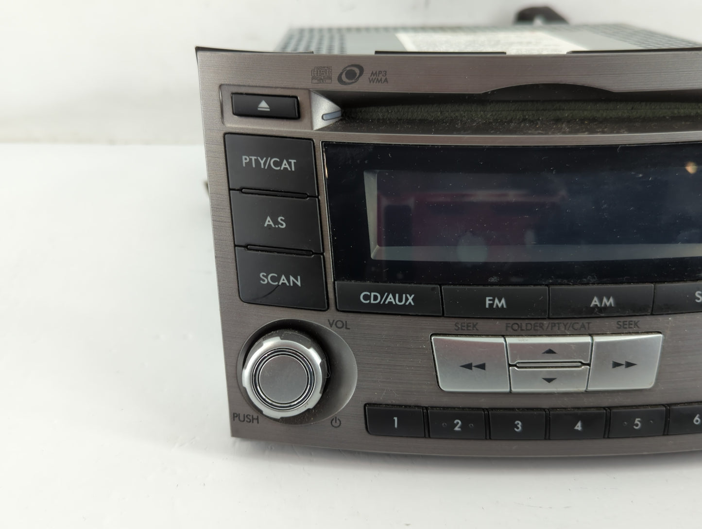 2012-2014 Subaru Legacy Radio AM FM Cd Player Receiver Replacement P/N:86201AJ61A Fits Fits 2012 2013 2014 OEM Used Auto Par