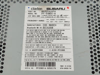 2012-2014 Subaru Legacy Radio AM FM Cd Player Receiver Replacement P/N:86201AJ61A Fits Fits 2012 2013 2014 OEM Used Auto Par