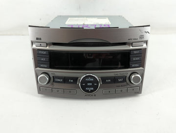 2010-2012 Subaru Legacy Radio AM FM Cd Player Receiver Replacement P/N:86201AJ6A Fits Fits 2010 2011 2012 OEM Used Auto Part