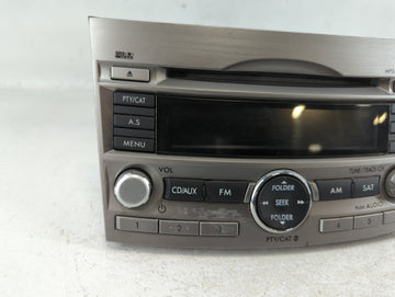 2010-2012 Subaru Legacy Radio AM FM Cd Player Receiver Replacement P/N:86201AJ64A Fits Fits 2010 2011 2012 OEM Used Auto Parts