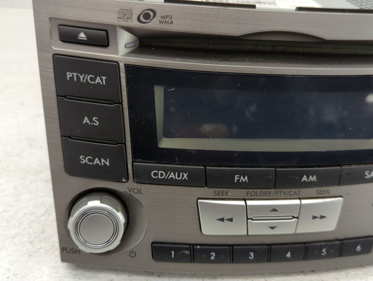 2012-2014 Subaru Legacy Am Fm Cd Player Radio Receiver 725919 - Oemusedautoparts1.com