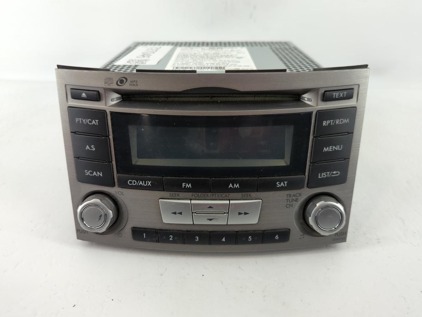 2012-2014 Subaru Legacy Am Fm Cd Player Radio Receiver - Oemusedautoparts1.com