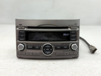 compare product 2010-2012 Subaru Legacy Radio AM FM Cd Player Receiver Replacement P/N:86201AJ64A Fits Fits 2010 2011 2012 OEM Used Auto Parts
