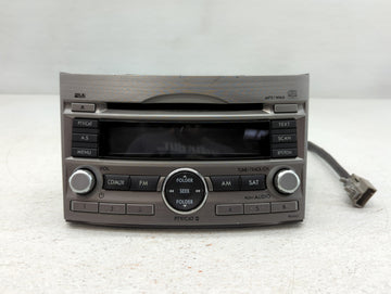 2010-2012 Subaru Legacy Radio AM FM Cd Player Receiver Replacement P/N:86201AJ64A Fits Fits 2010 2011 2012 OEM Used Auto Par