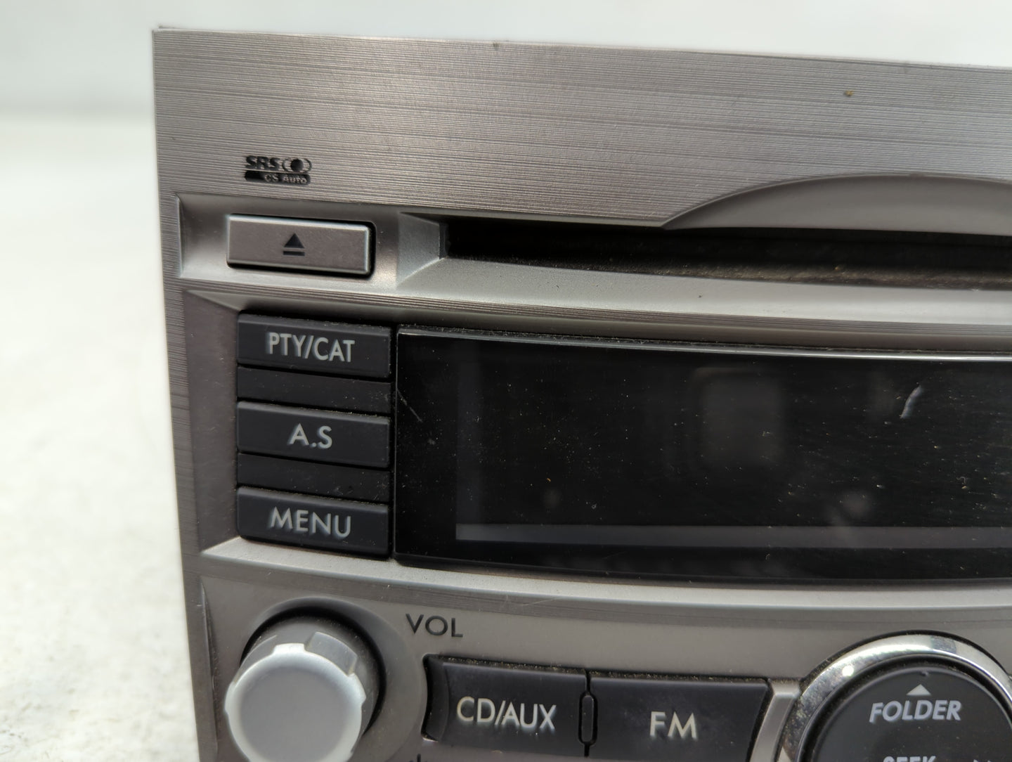 2010-2012 Subaru Legacy Radio AM FM Cd Player Receiver Replacement P/N:86201AJ64A Fits Fits 2010 2011 2012 OEM Used Auto Par