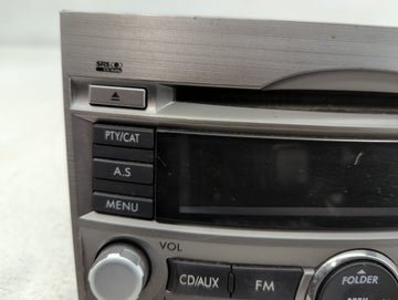 2010-2012 Subaru Legacy Radio AM FM Cd Player Receiver Replacement P/N:86201AJ64A Fits Fits 2010 2011 2012 OEM Used Auto Parts