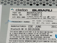 2010-2012 Subaru Legacy Radio AM FM Cd Player Receiver Replacement P/N:86201AJ61A Fits Fits 2010 2011 2012 OEM Used Auto Par
