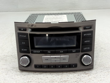 2010-2012 Subaru Legacy Radio AM FM Cd Player Receiver Replacement P/N:86201AJ61A Fits Fits 2010 2011 2012 OEM Used Auto Par