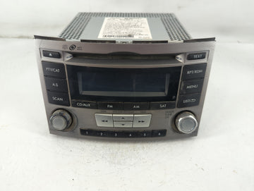 2010-2012 Subaru Legacy Radio AM FM Cd Player Receiver Replacement P/N:86201AJ61A Fits Fits 2010 2011 2012 OEM Used Auto Par