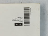 2012 Subaru Legacy Owners Manual Book Guide P/N:A2420BE-A OEM Used Auto Parts - Oemusedautoparts1.com