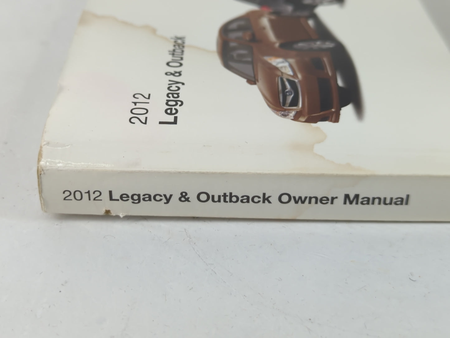 2012 Subaru Legacy Owners Manual Book Guide OEM Used Auto Parts - Oemusedautoparts1.com