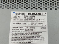 2012-2014 Subaru Legacy Radio AM FM Cd Player Receiver Replacement P/N:86201AJ61A Fits Fits 2012 2013 2014 OEM Used Auto Par