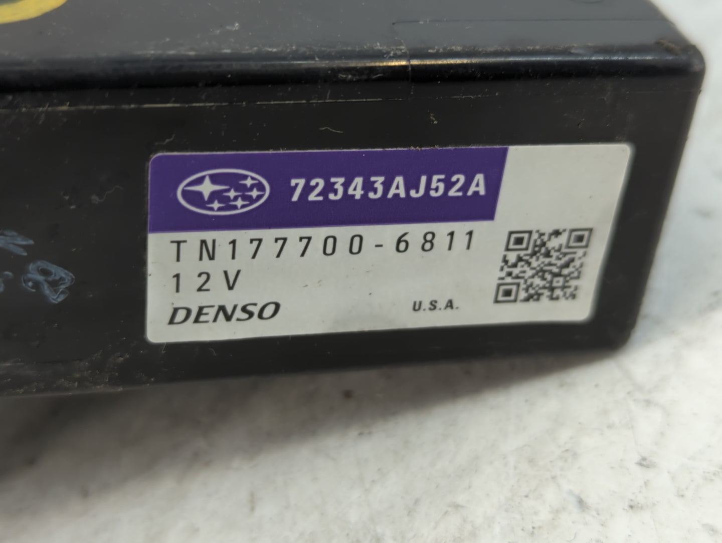 2012 Subaru Legacy PCM Engine Control Computer ECU ECM PCU OEM P/N:TN77700-6811 72343AJ52A Fits OEM Used Auto Parts - Oemuse