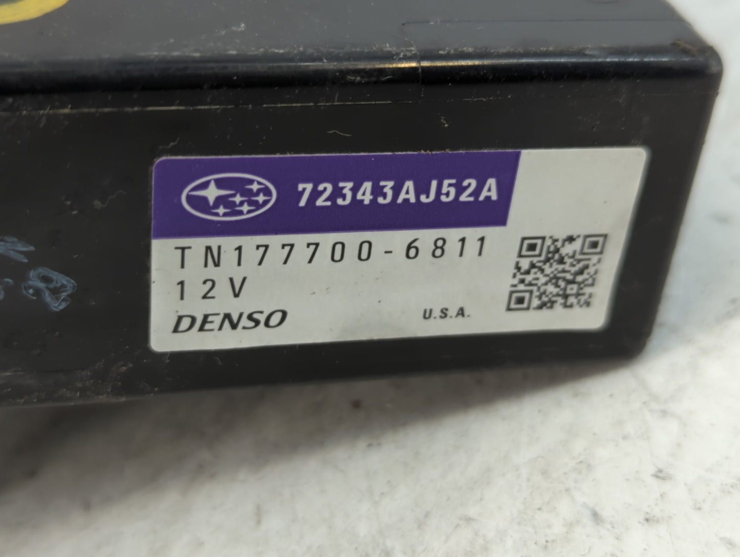 2012 Subaru Legacy PCM Engine Control Computer ECU ECM PCU OEM P/N:TN77700-6811 72343AJ52A Fits OEM Used Auto Parts - Oemuse
