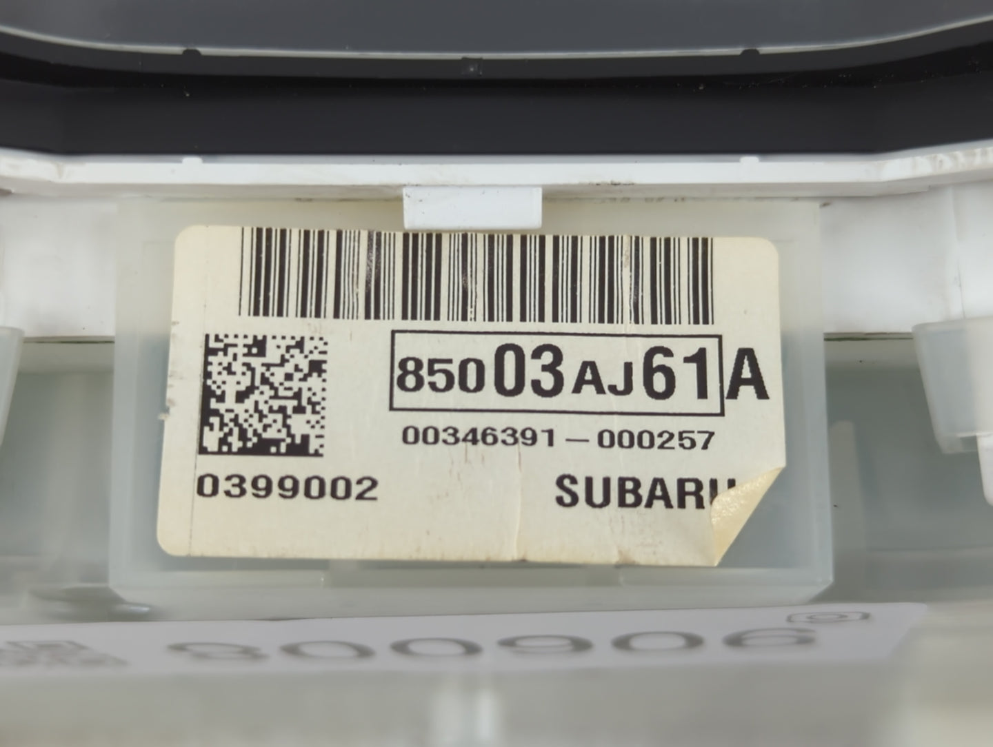 2012 Subaru Legacy Instrument Cluster Speedometer Gauges P/N:85003AJ61A Fits OEM Used Auto Parts - Oemusedautoparts1.com