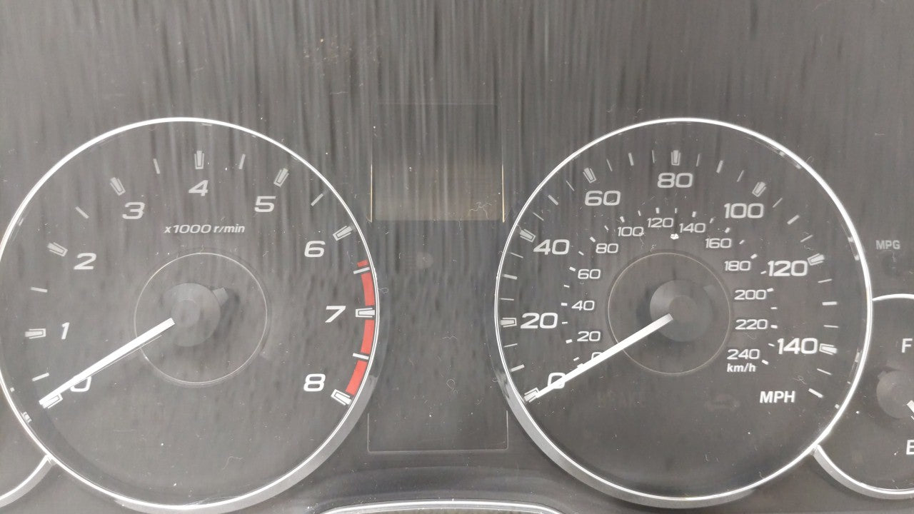 2012 Subaru Legacy Instrument Cluster Speedometer Gauges Fits OEM Used Auto Parts - Oemusedautoparts1.com