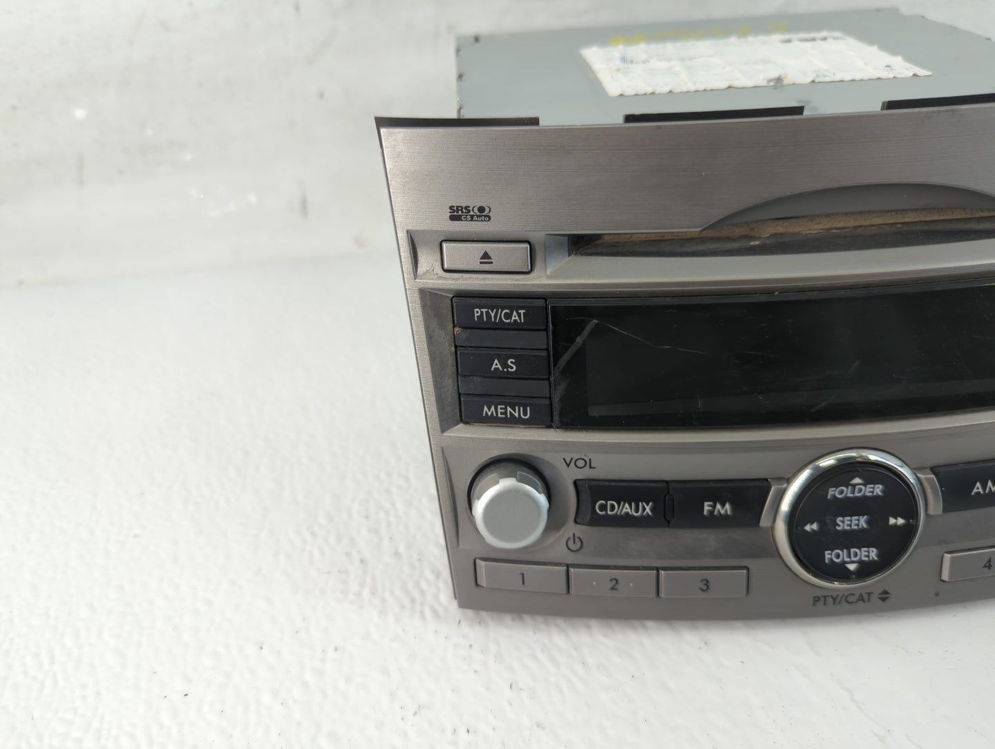 2010-2012 Subaru Legacy Radio AM FM Cd Player Receiver Replacement Fits Fits 2010 2011 2012 OEM Used Auto Parts - Oemusedaut
