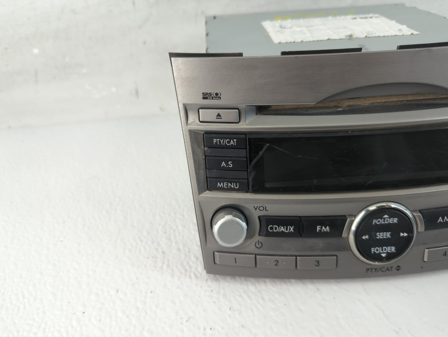 2010-2012 Subaru Legacy Radio AM FM Cd Player Receiver Replacement Fits Fits 2010 2011 2012 OEM Used Auto Parts - Oemusedaut