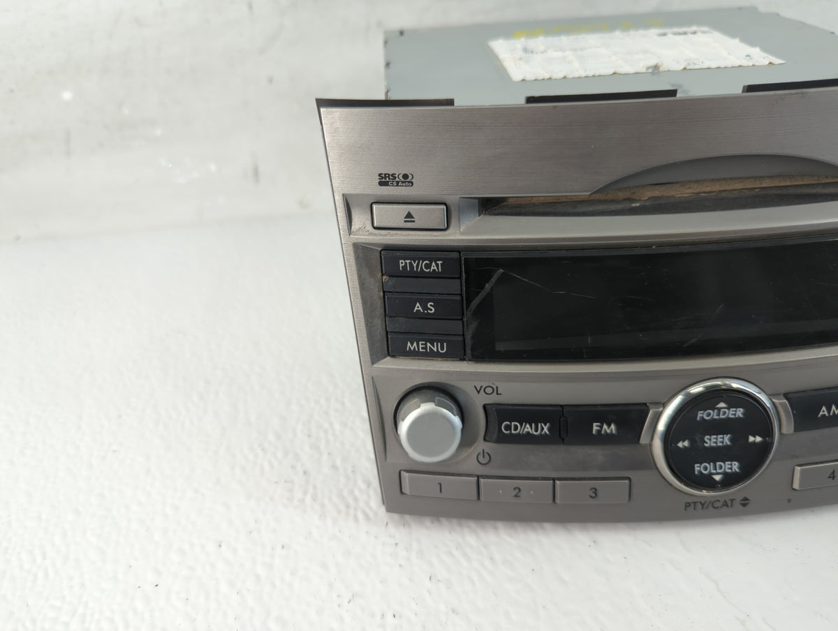 2010-2012 Subaru Legacy Radio AM FM Cd Player Receiver Replacement Fits 2010 2011 2012 OEM Used Auto Parts - Oemusedautopart