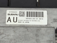 2012 Subaru Wrx PCM Engine Control Computer ECU ECM PCU OEM P/N:DEF003-302 A1 Fits OEM Used Auto Parts - Oemusedautoparts1.c