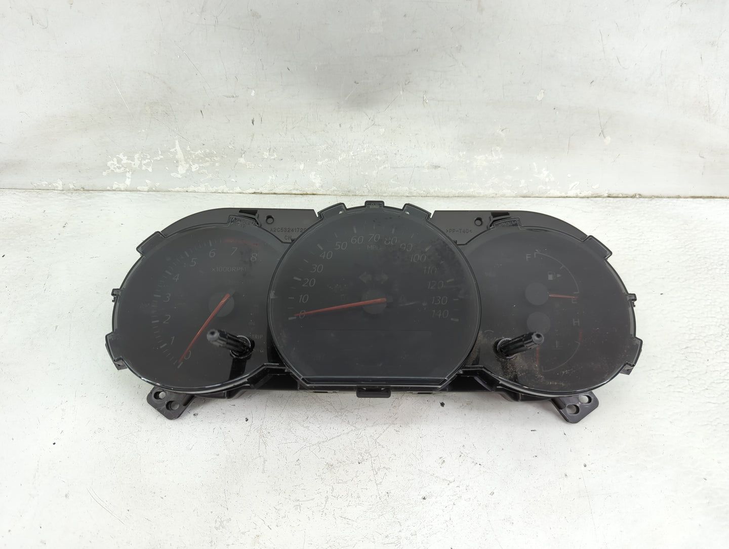 2012 Suzuki Vitara Instrument Cluster Speedometer Gauges P/N:34110-78KA0 34110-79K2, A2C31555100-01 Miles: Fits OEM Used Aut