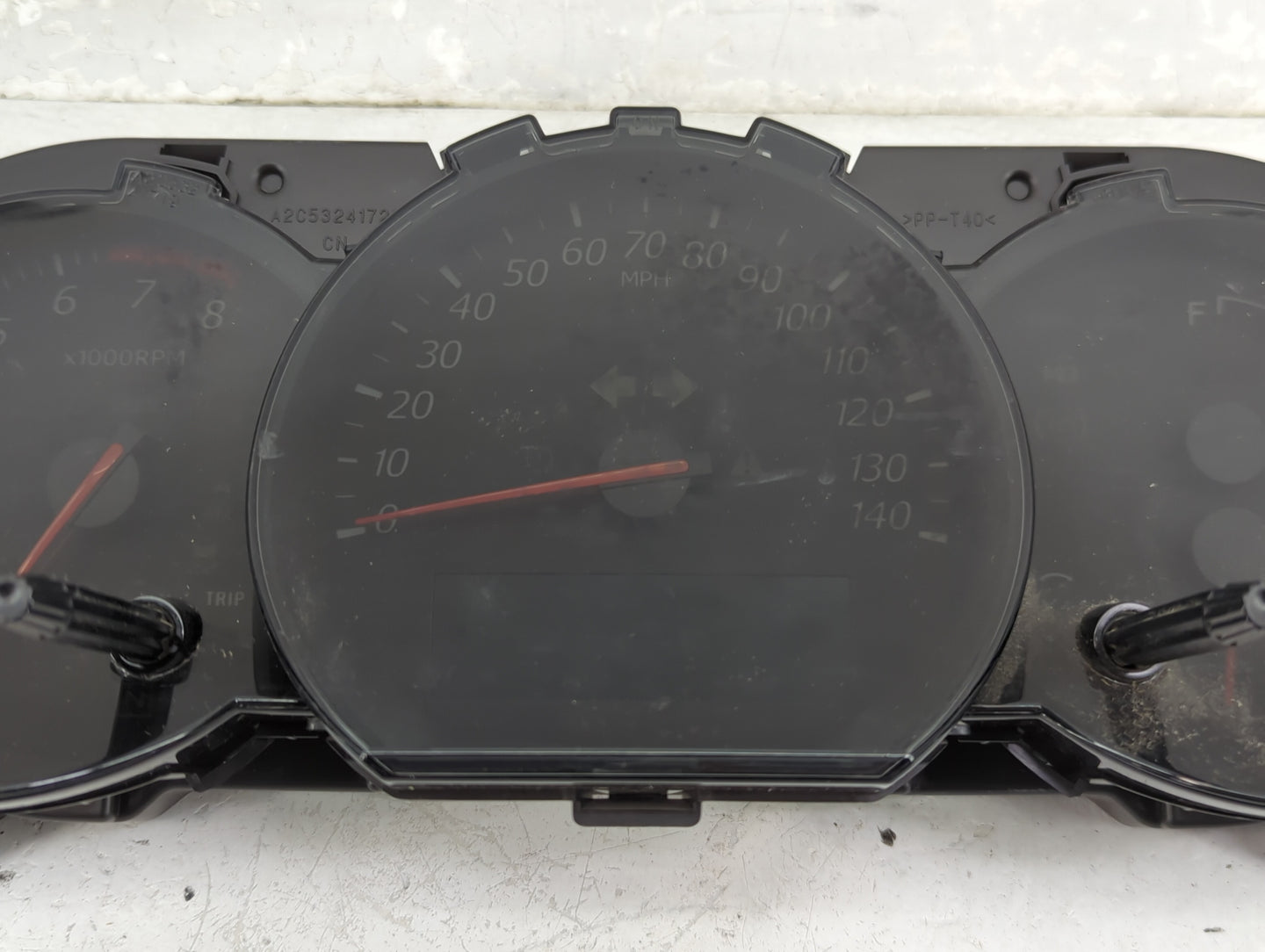 2012 Suzuki Vitara Instrument Cluster Speedometer Gauges P/N:34110-78KA0 34110-79K2, A2C31555100-01 Miles: Fits OEM Used Aut