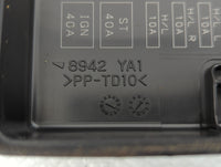 2012 Suzuki Vitara Fusebox Fuse Box Panel Relay Module Fits Fits 2010 2011 2013 OEM Used Auto Parts - Oemusedautoparts1.com