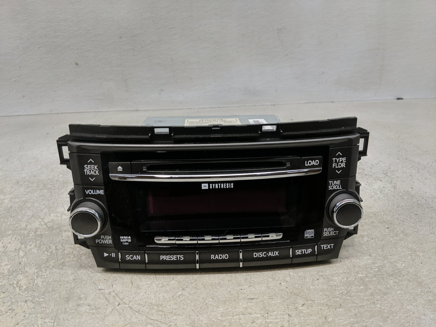 2011-2012 Toyota Avalon Radio AM FM Cd Player Receiver Replacement P/N:86120-07120 Fits Fits 2011 2012 OEM Used Auto Parts -