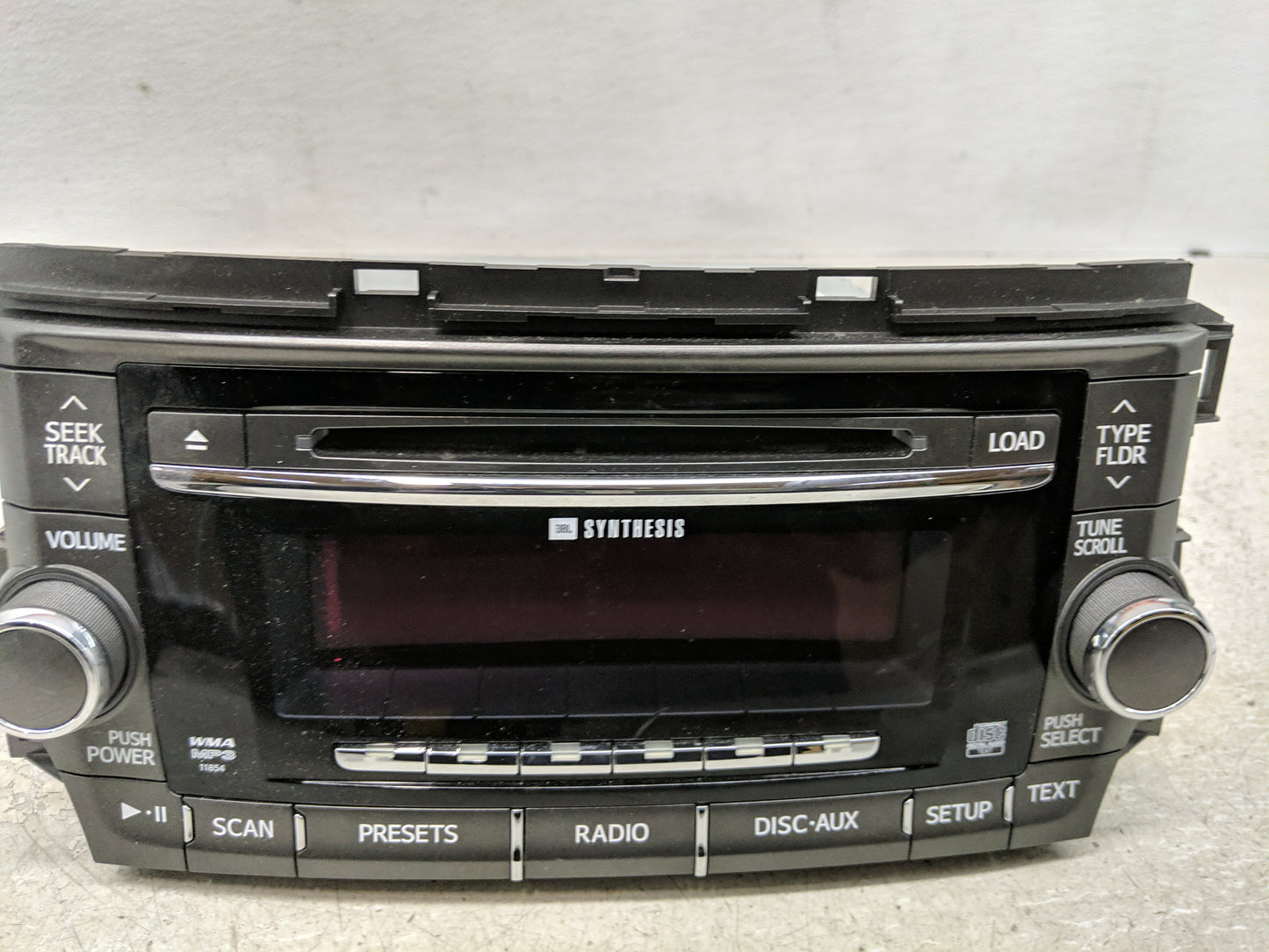 2011-2012 Toyota Avalon Radio AM FM Cd Player Receiver Replacement P/N:86120-07120 Fits Fits 2011 2012 OEM Used Auto Parts -