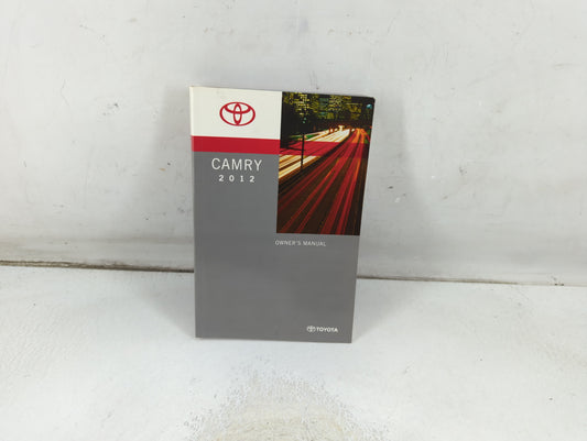 2012 Toyota Camry Owners Manual Book Guide P/N:01999-33856 OEM Used Auto Parts - Oemusedautoparts1.com