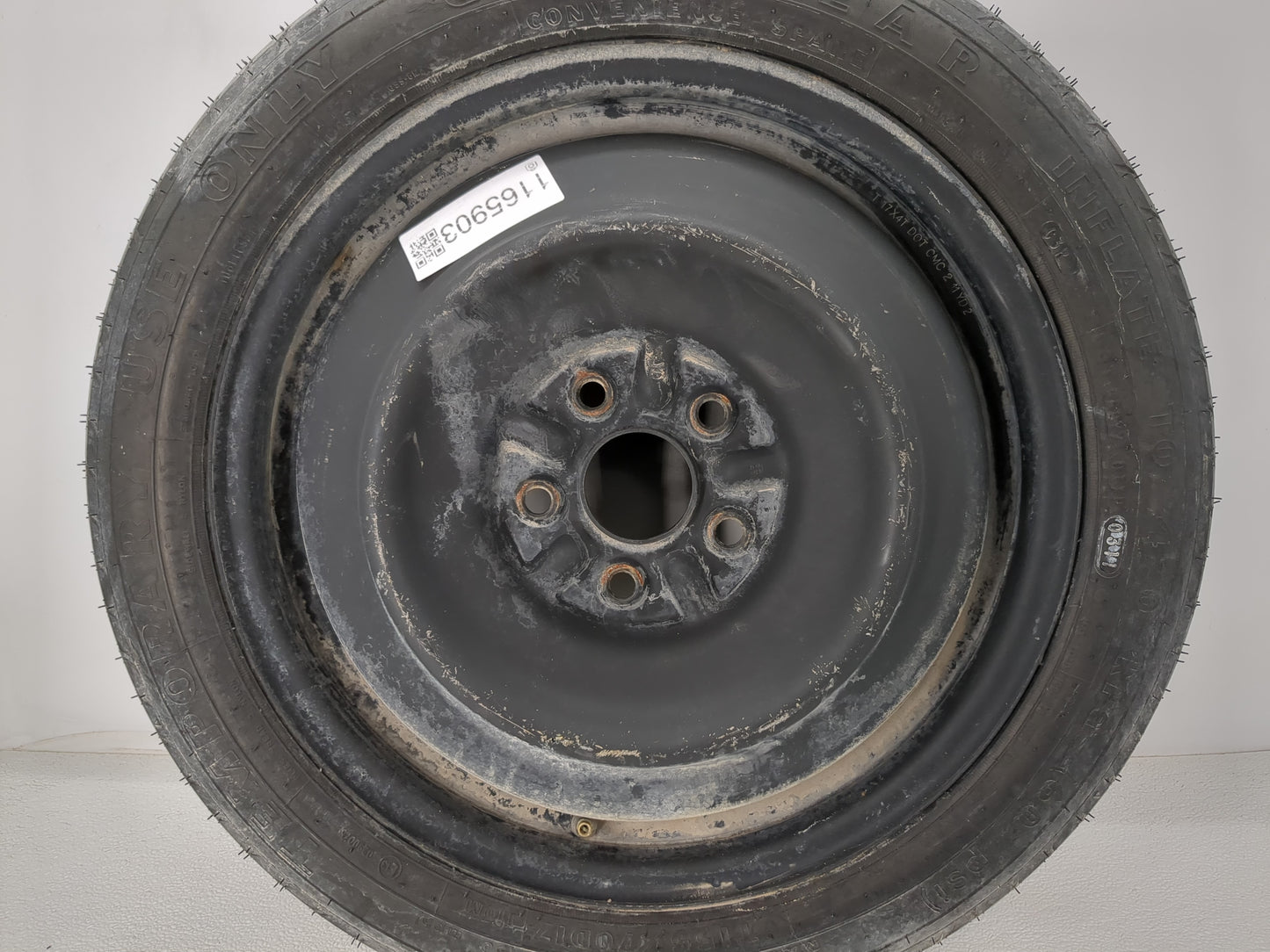 2007-2017 Toyota Camry Spare Donut Tire Wheel Rim Oem - Oemusedautoparts1.com