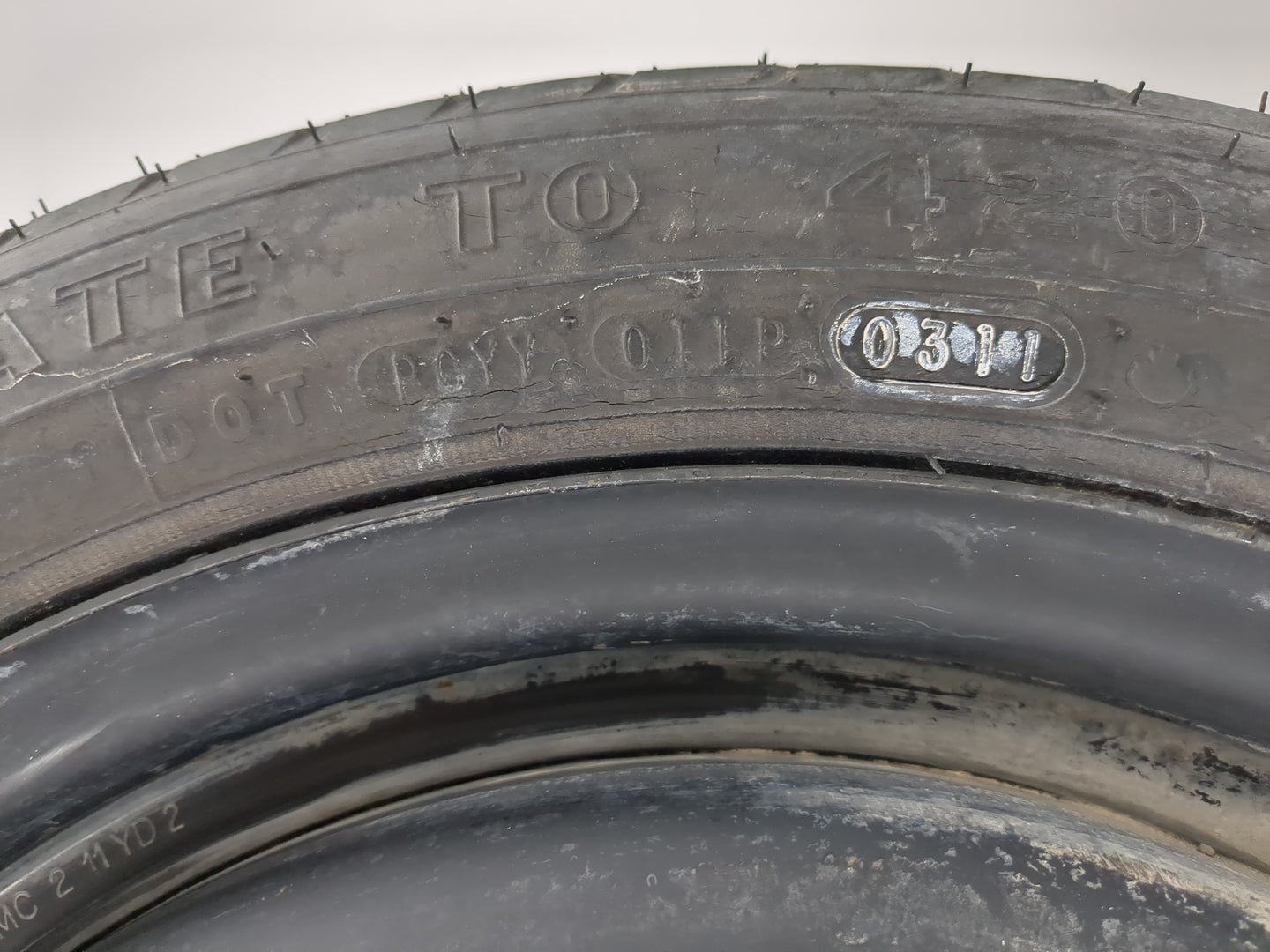 2007-2017 Toyota Camry Spare Donut Tire Wheel Rim Oem - Oemusedautoparts1.com