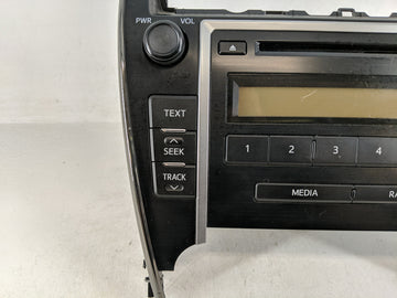 2012-2013 Toyota Camry Radio AM FM Cd Player Receiver Replacement P/N:86120-06340 Fits Fits 2012 2013 OEM Used Auto Parts