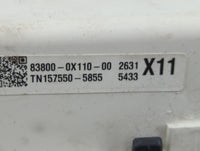 2012 Toyota Camry Instrument Cluster Speedometer Gauges P/N:83800-0X110-00 Fits OEM Used Auto Parts - Oemusedautoparts1.com