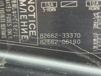2012-2017 Toyota Camry Fusebox Fuse Box Panel Relay Module P/N:82662-06190 82662-33370 Fits Fits 2012 2013 2014 2015 2016 20