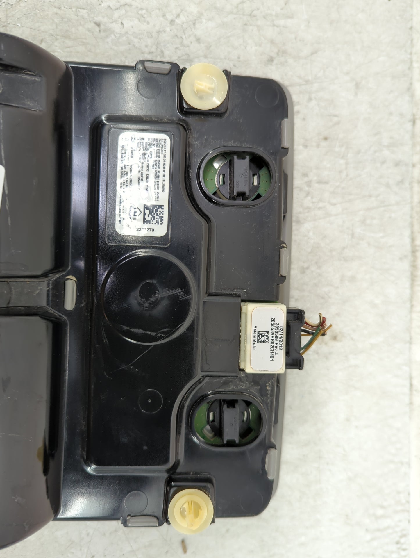 2012 Toyota Camry Overhead Roof Console - Oemusedautoparts1.com