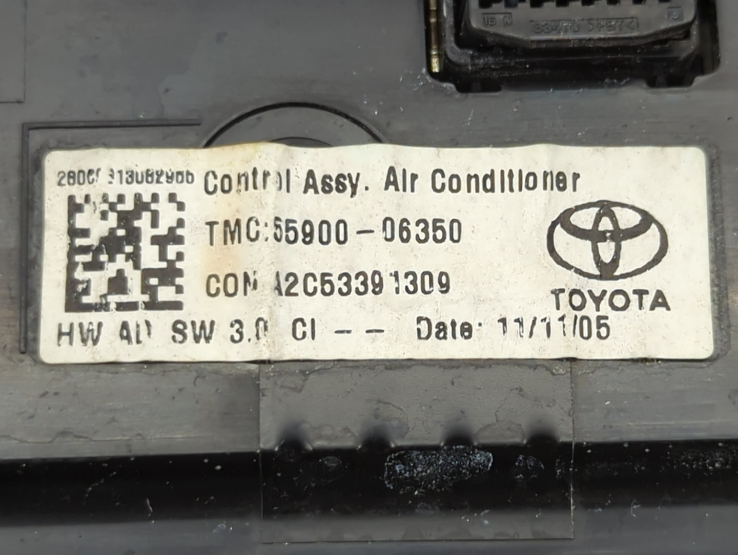 2012-2014 Toyota Camry Climate Control Module Temperature AC/Heater Replacement P/N:55900-06350 Fits Fits 2012 2013 2014 OEM