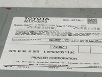 2012-2013 Toyota Camry Radio AM FM Cd Player Receiver Replacement P/N:86120-06340 DEH-8118ZT Fits Fits 2012 2013 OEM Used Au