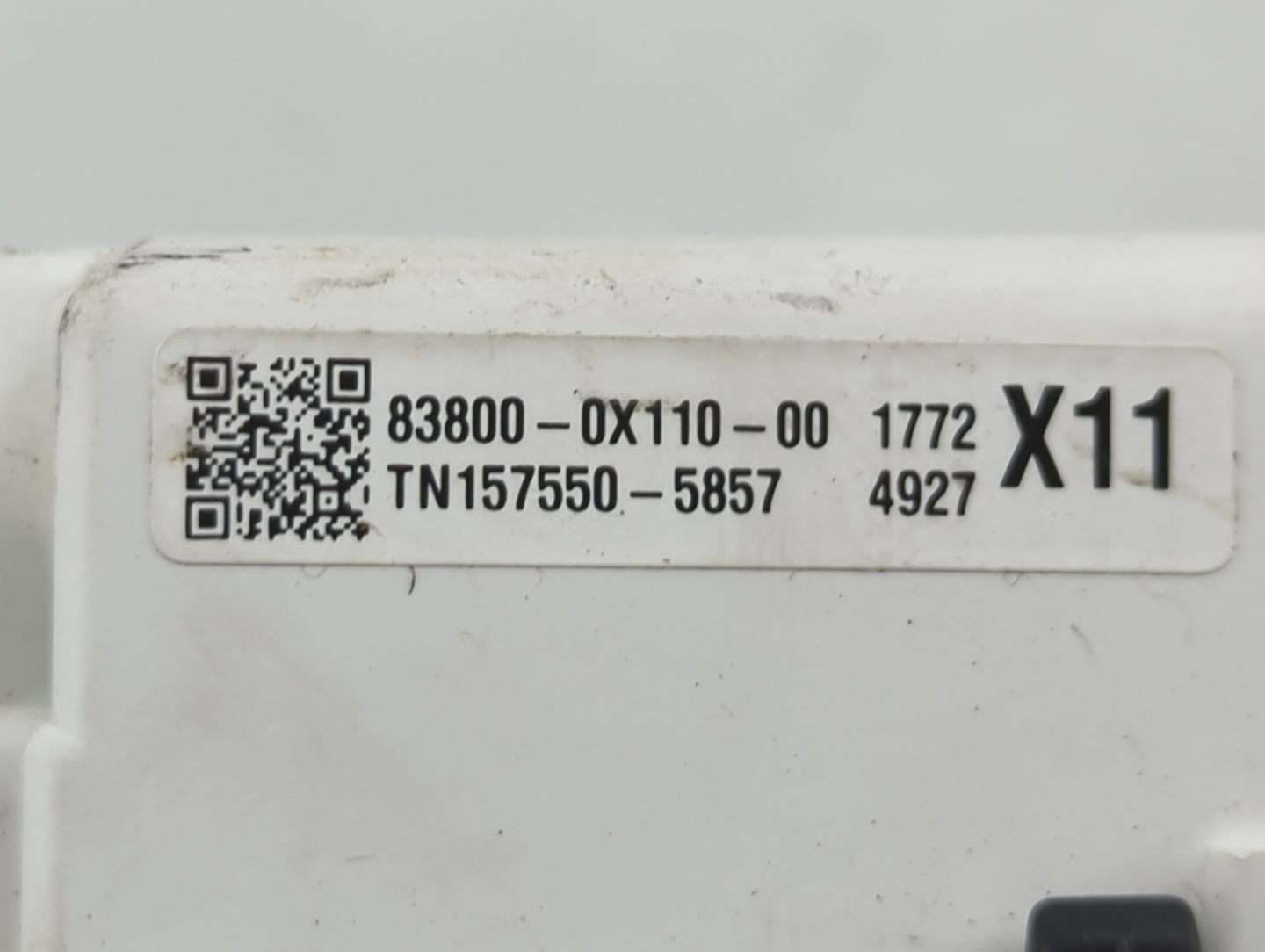 2012 Toyota Camry Instrument Cluster Speedometer Gauges P/N:83800-0X110-00 TN157550-5857 Fits OEM Used Auto Parts - Oemuseda