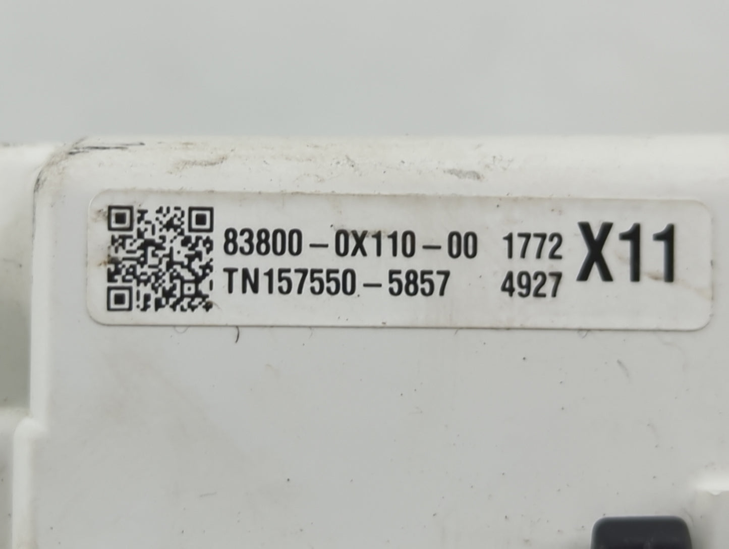 2012 Toyota Camry Instrument Cluster Speedometer Gauges P/N:83800-0X110-00 TN157550-5857 Fits OEM Used Auto Parts - Oemuseda