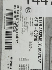 2012-2012 Toyota Camry Safety Restraint Srs Airbag Control Module 1447944 - Oemusedautoparts1.com